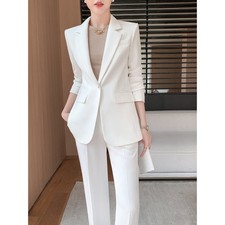 Tuta bianca cappotto donna