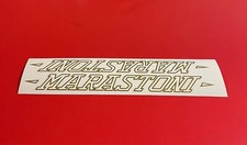 MARASTONI  SCRITTE BIANCO E ORO/stickers/adesivi