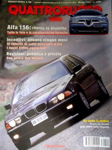 Quattroruote 499 1997 - , alfa