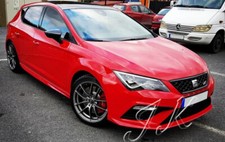 Spoiler labbra anteriori aggiuntivo per Seat Leon MK3 (2016 - 2020) 
