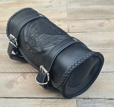Borsa per Forcella IN Cuoio Flessibile Aquila Moto Custom Virago Shadow Intruder