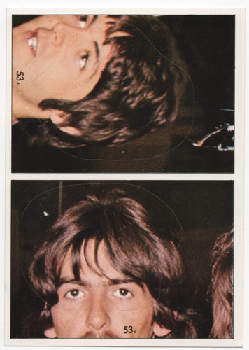 The beatles card panini pop - the,