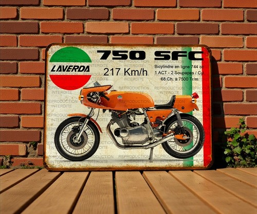 Plaque métal laverda - laverda, 750