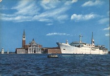 Italia SS Cristoforo Colombo,San Giorgio Maggiore,Venezia ARDO Cartolina d'epoca PC
