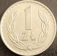 POLONIA MONETA 1 ZLOTO 1975