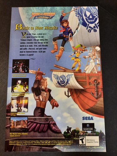 Skies arcadia legends sega - skies, of