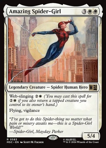 Mtg amazing spider girl 583 - mtg,