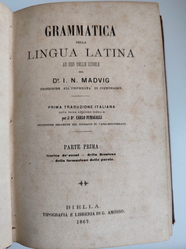 Grammatica della lingua latina - della,