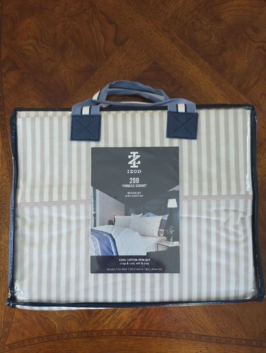 Izod kingsley sand stripe set - izod,