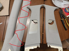 RIVESTIMENTO INTERNO MONTANTE e cinture BMW E39 525