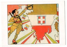 LA TRADOTTA RUBINO ISTRIA FIUME TRIESTE BANDIERA TRICOLORE SAVOIA ELMETTO