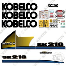 Adatto per Kobelco SK210-9 Kit Decalcomanie Attrezzatura Escavatore Decalcomanie - 3M VINILE! (Marchio 9)