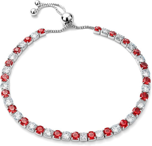 Bracciale tennis acciaio - tennis, con