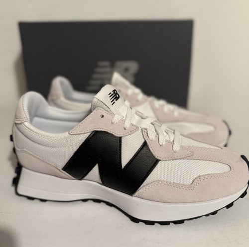 New balance 327 bianco nero - new,