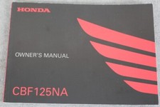 Honda CBF 125 NA Owner,s