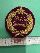 SCUDETTO RICAMATO ORO POLIZIA