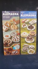 Coppia Insegna Gelati Vintage Alemagna In Lire Modernariato 