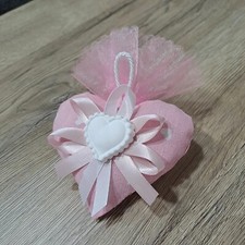 Bomboniera cuore in stoffa con gessetto profumato 2,50€
