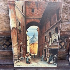 Dipinto Olio Su Tela Epoca Roma   Sparita  Firmato❤️❤️❤️