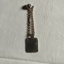Portachiavi in argento 925 con