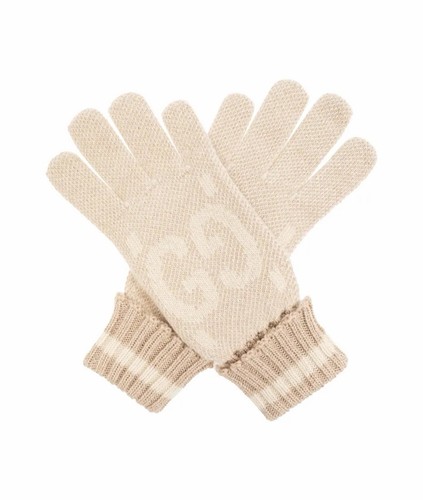Guanti gucci cashmere - beige, gg
