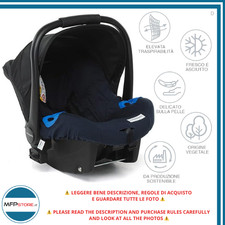 Foppapedretti Cover Tencel per Ovetto ECE R44/04 – Rivestimento traspirante blu