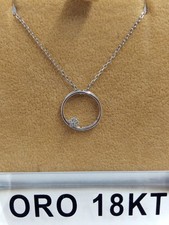 Collana in oro bianco 750 18