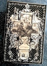 DISMISSIONE COLLEZIONE RARA INCISIONE SACRA FAMIGLIA (100)