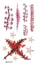 Adesivi tatuaggio cicatrice