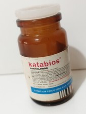 Vintage bottiglietta integratore katabios vuota anni 80 Farmitalia Carlo Erba