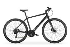 BICI 29 NEW MAXILUX 24 VELOCITA' TAGLIA L 55 SHIMANO NERO HYBRID BIKE IBRIDA MBM