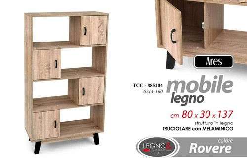 Mobiletto libreria ante - libreria,