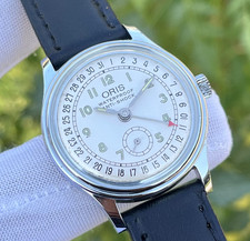 Orologio Uomo Vintage Oris Pointer Data Carica Manuale Sub Quadrante Swiss Made Cal. 704