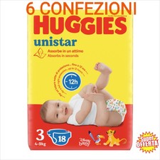 STOCK 6 PEZZI - HUGGIES