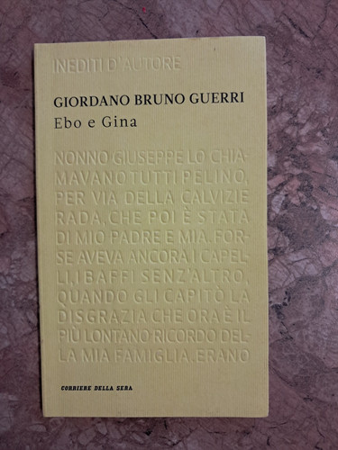 Giordano bruno guerri ebo - -, e