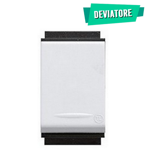 Deviatore unipolare bianco 10a - deviatore,