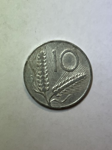 Molto rara moneta 10 lire - rara],