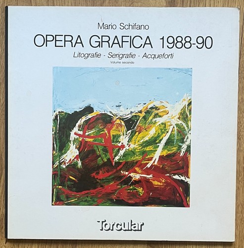 Mario schifano cat - cat., opera