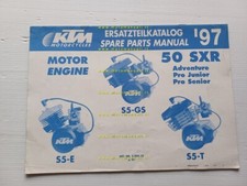 KTM 50 SXR S5-GS S5-E S5-T 1997 catalogo ricambi MOTORE originale