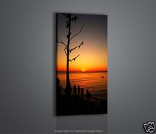 Tela con paesaggio marino per