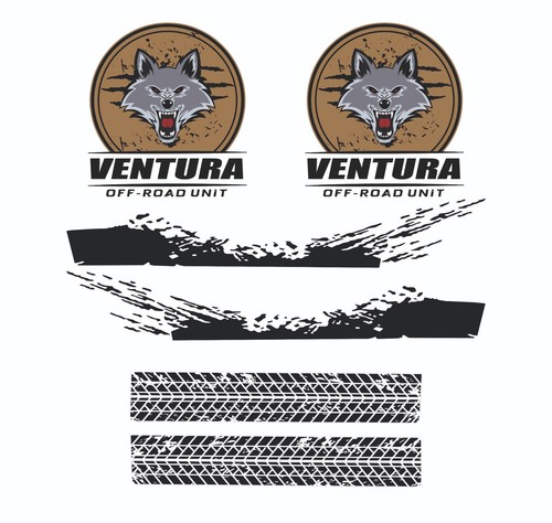Adesivi 4x4 off - 4x4, ventura