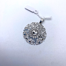 CIONDOLO ARGENTO 925, la presentosa gioiello artigianale tipico d' Abruzzo P154