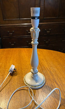 Lampada da tavolo legno metà