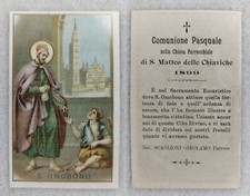 santino s omobono mantova viadana san matteo chiaviche 1899 comunione parroco