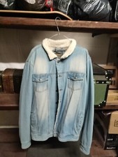 GIUBBOTTO JEANS IMBOTTITO VINTAGE ANNI 90 XXL