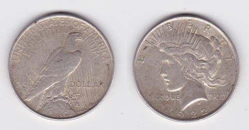 Moneta argento dollaro - moneta, 1
