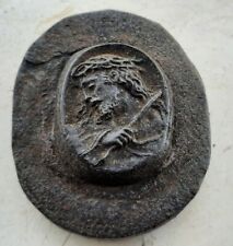 MATRICE STAMPO TIMBRO SIGILLO VOLTO DI GESù-SCULTURA-FERRO-700-WORLD-ARTE SACRA