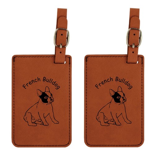 Etichette bagagli bulldog - etichette,