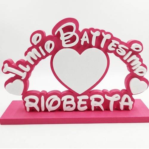 Centrotavola battesimo rosa - centrotavola,
