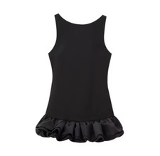 Vestito Elegante Con Balze